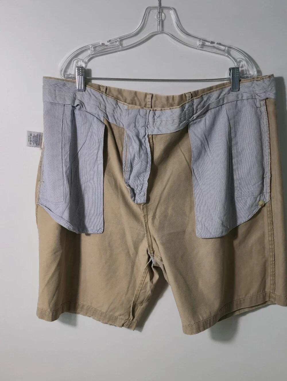 Kirkland Signature Men's Tan Flat-Front Shorts